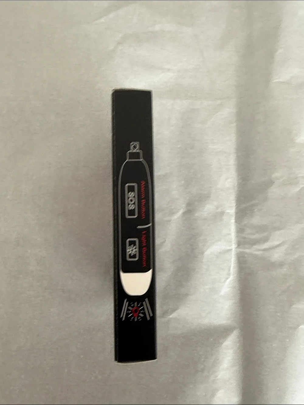 Illume Personal Alarm with LED Light - Black